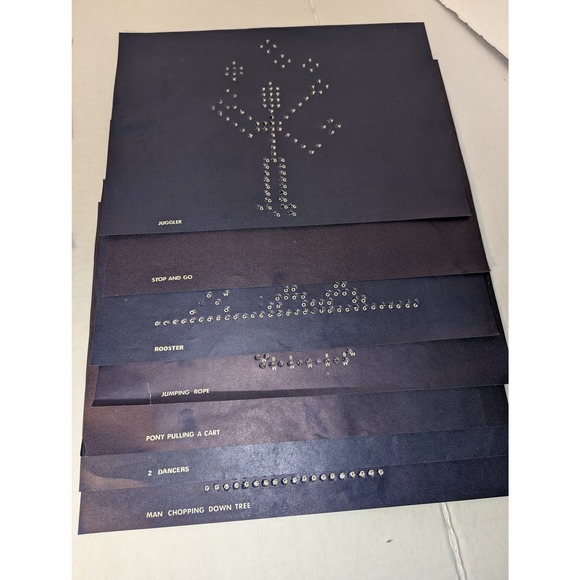 Vintage 1967 Lite Brite Lot Hasbro Hassenfield Bros. Pegs Sheets Extra's - Picture 12 of 15